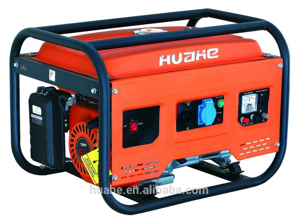 Huahe gasoline generator 163cc single cylinder 4 stroke with 168 engine