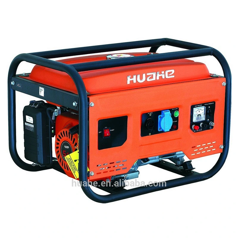 Huahe gasoline generator 163cc single cylinder 4 stroke with 168 engine