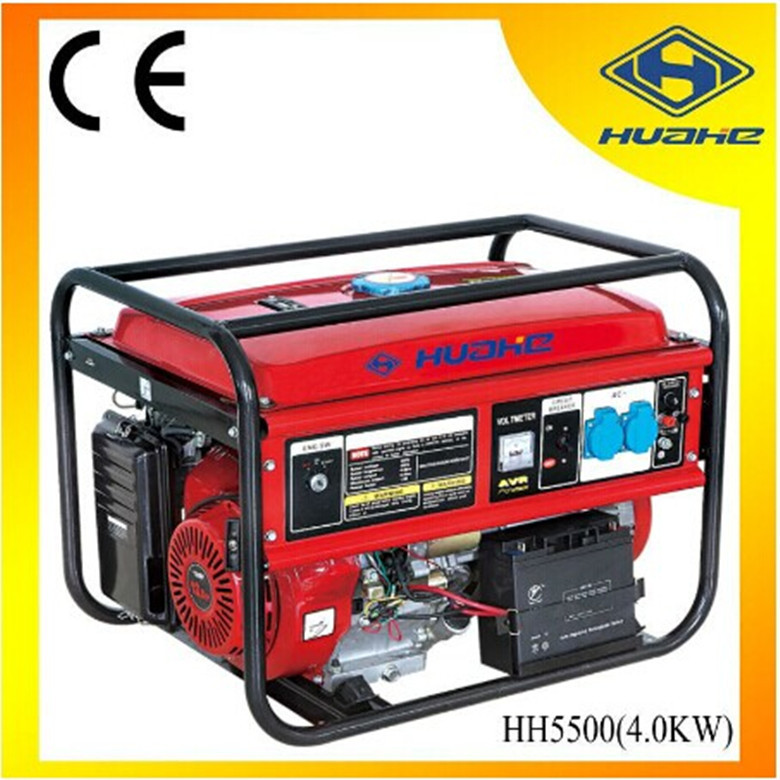 4.5kva electric gasoline generator set with 11.0hp engine,best price gasoline generator china