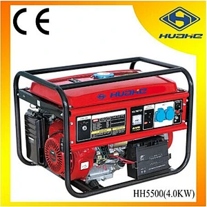 4.5kva electric gasoline generator set with 11.0hp engine,best price gasoline generator china