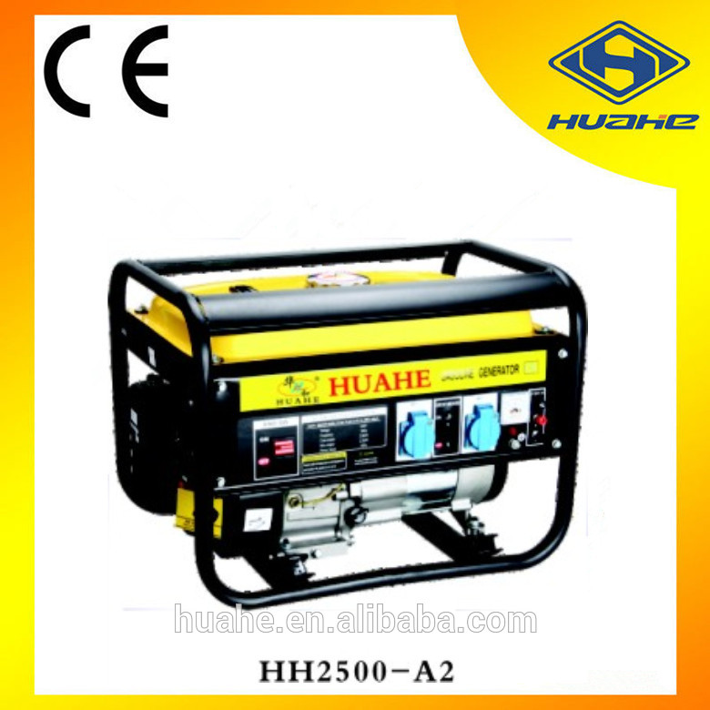 Factory direct 2kw portable home price CE approved gasoline generator 5.5hp, 2kw gasoline generator set series