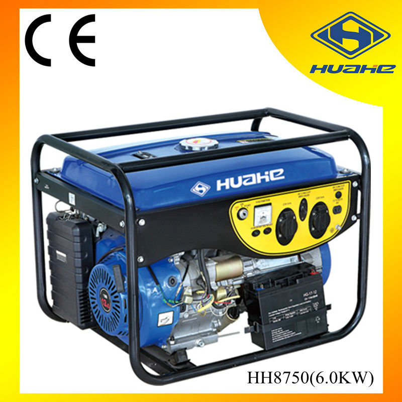 6000W, 4-Stroke, Single-phase Gasoline Generator Key Start with battery