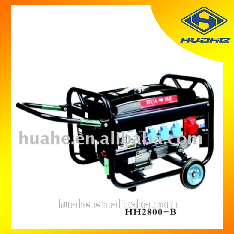 gasoline generator 2kva with 168 gasoline engine,50hz single phase generator