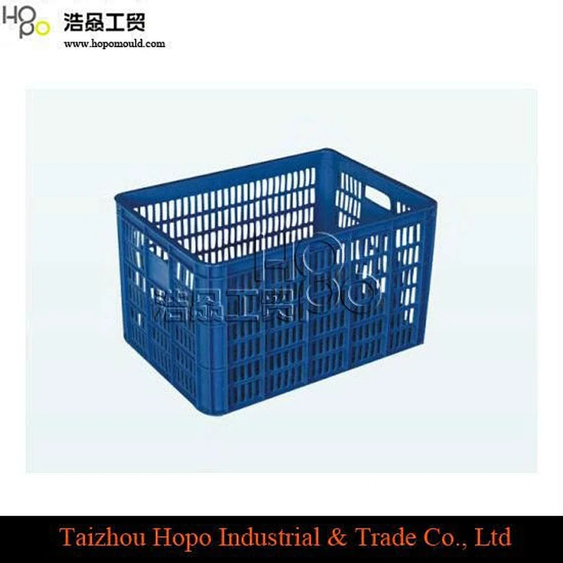 Plastic Foldable Beer Bottle Crate Mould in Huangyan