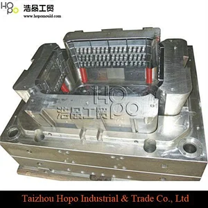 Plastic Foldable Beer Bottle Crate Mould in Huangyan