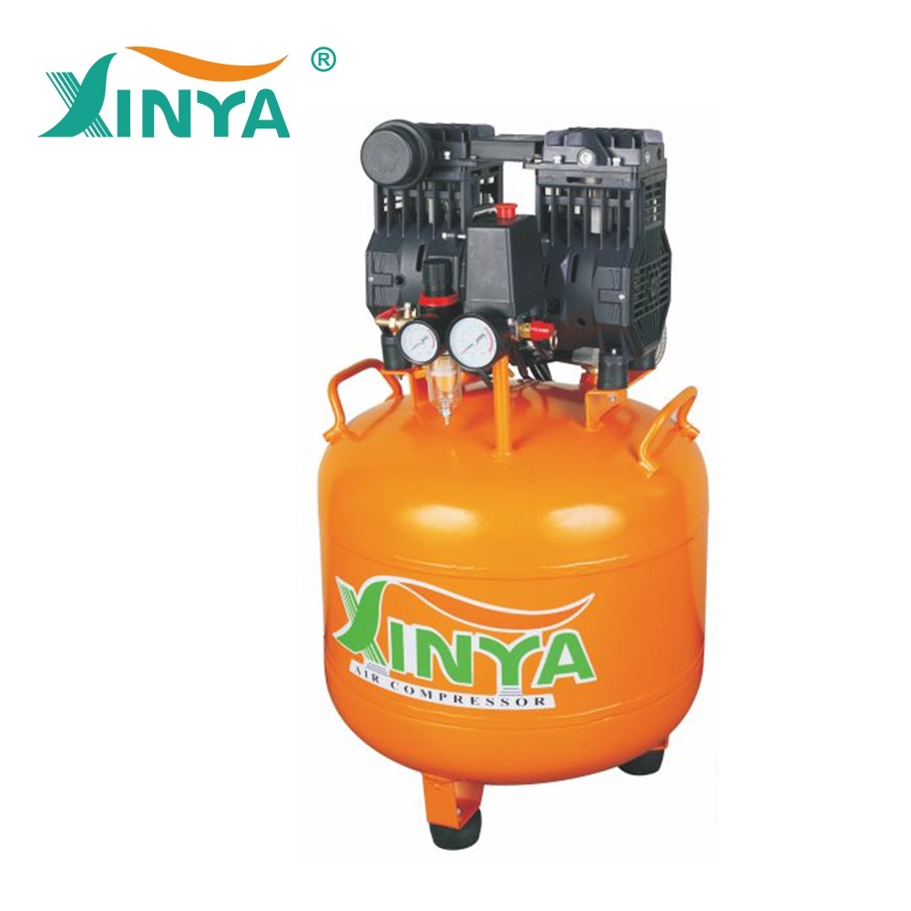 XINYA 50L disk vertical silent oil free air compressors for Dentistry (XY3850D)