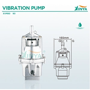 XINYA popular 0.5HP 72m aluminum body russian submersible vibration water pumps (VMP80-10m)