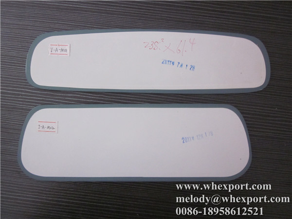 Anti glare mirror glass