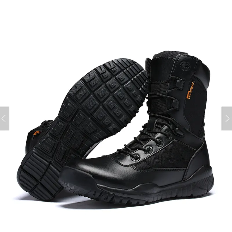 China factory comfortable boots army police military boots