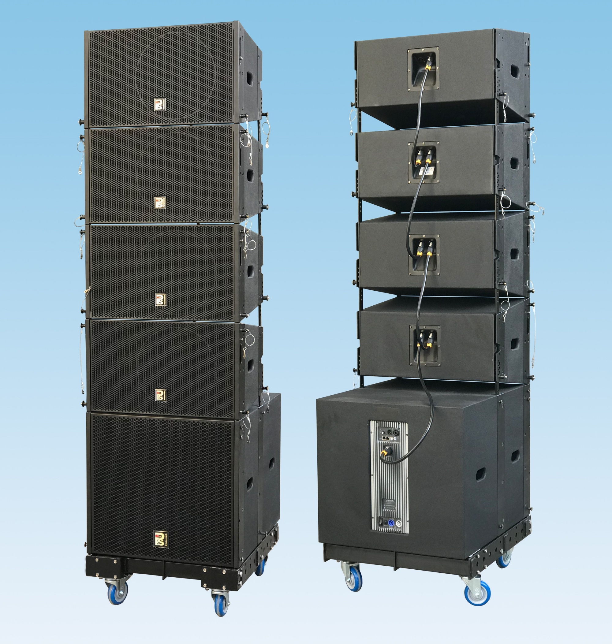 AL-12.4+AL-18.4 Line Array(8+2)