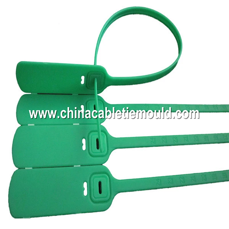 Plastic wire cable security seal mould