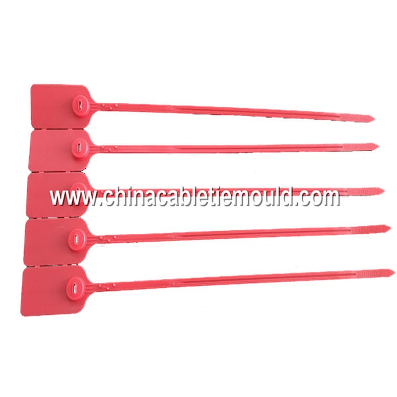 Plastic wire cable security seal mould