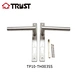 door lever handle on plate