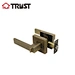 brass lever handle with rose