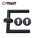 wooden handle glass door lock