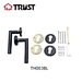 wooden handle glass door lock