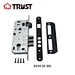 stainless steel turnable latch mortise lock