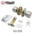 brass knob door lock