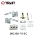  satin door handle lever