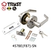 satin nickel door keyed lever