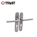 door lever handle on plate