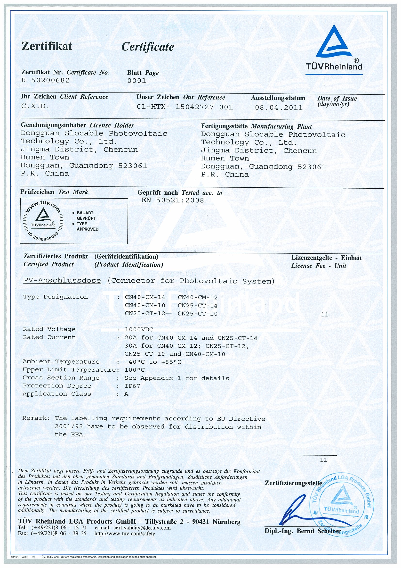 honors and certificates of Slocable