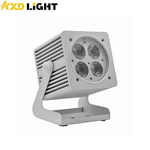 2021 New Smart 4x18w RGBWAUV IP65 Waterproof Wireless Battery Power LED Par Light, Remote/Phone APP WIFI Contro