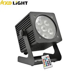 6X18W RGBWA UV 6IN1 Wireless Battery Power WIFI /Remote Control Smart IP65 Waterproof LED Par Light