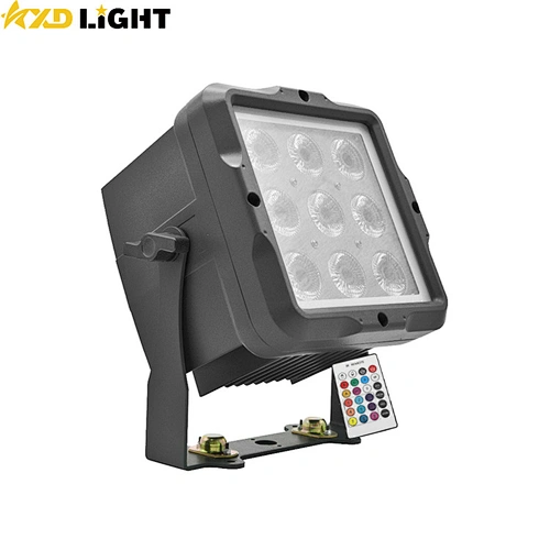 New 9X18W RGBWAUV 6IN1 Wireless Battery Power Remote WIFI Control IP65 Waterproof Stage Par Light