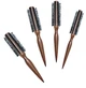 hair brush round wooden