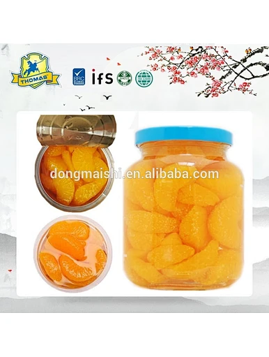 orange in glass bottle
