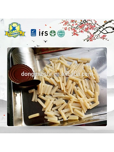 Récolte fraîche chinois congelé iqf coupes d’asperges blanches