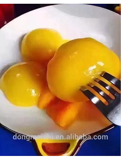 Distributeur de sirop pour aliments sans sucre facilement applicable pour la mise en conserve de pêc