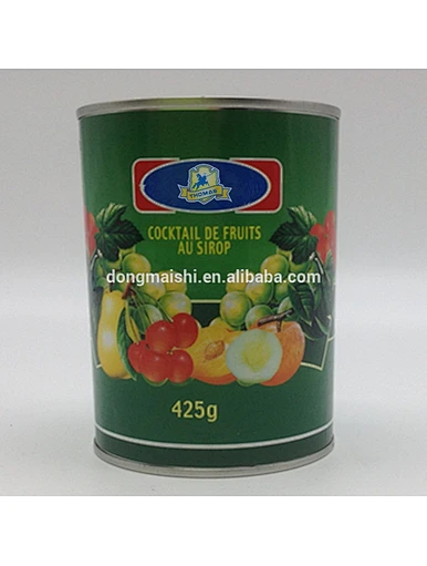 Fournir cocktail de fruits chinois en conserve