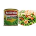 Légumes en conserve pois verts en conserve