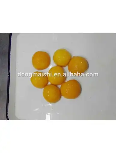 canned peach halves