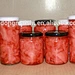 Légumes biologiques cornichons santé gingembre mariné rouge sans sucre