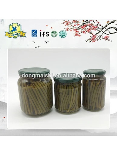 Haricot vert en conserve pour le français
