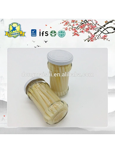 Pot en conserve bio asperges blanches en saumure