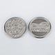 Brass and Nickel Casino Slot Machine Tokens Silver for Sale