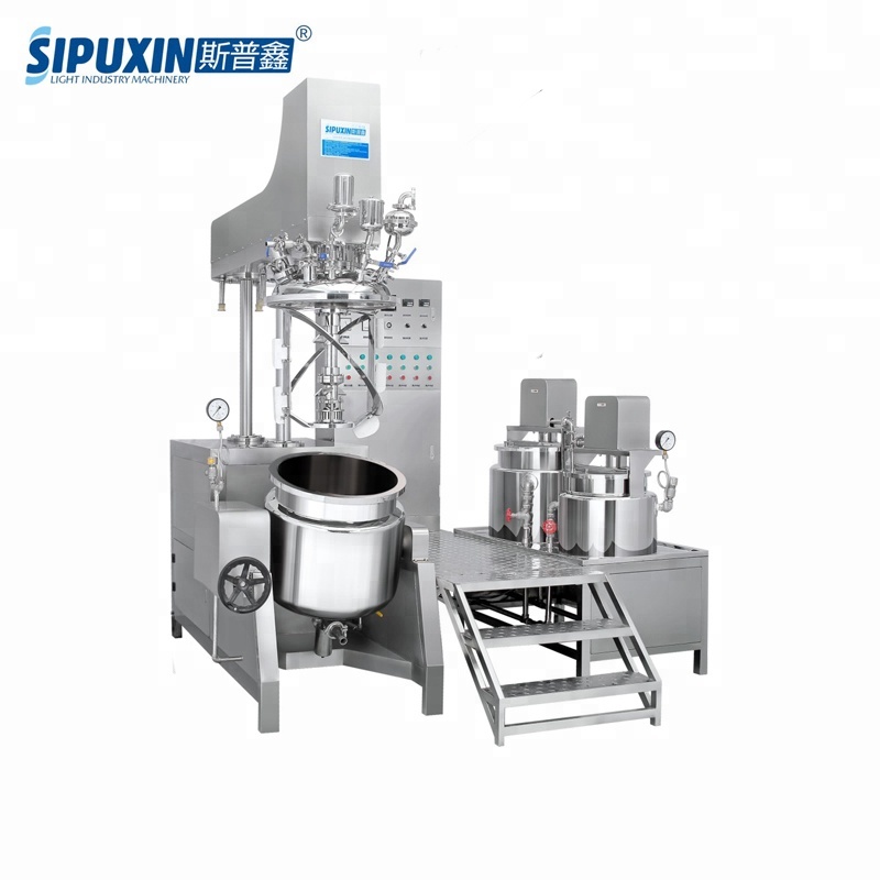 Factory price high-shear homogenizing emulsifying machine vacuum mixing emulsifying toothpaste production equipment