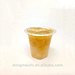 Délicieux en gros de haute qualité tasse emballage forme Orange Fruit Jelly