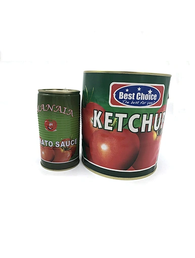 Gros délicieux pâte de tomate en conserve Sauce tomate étain