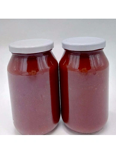 Pot en verre vente chaude tomate paste500g 375g