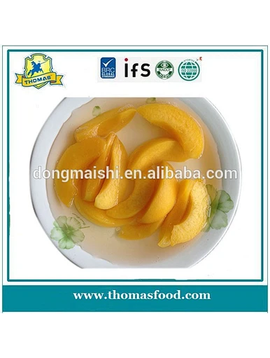 canned peach halves in syrup