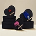 black kraft paper gift box
