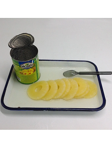 Gros doux ananas tranches saine ananas en conserve