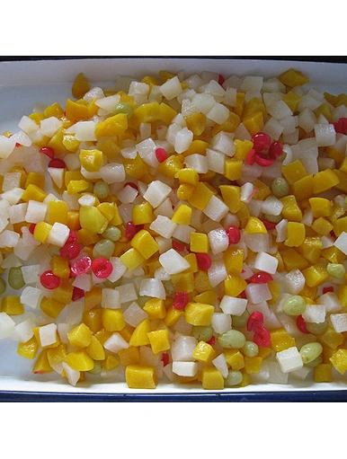 Canned fruit