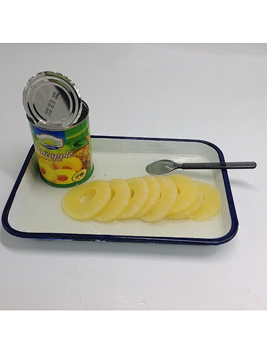 Tranche d’ananas en conserve au sirop léger