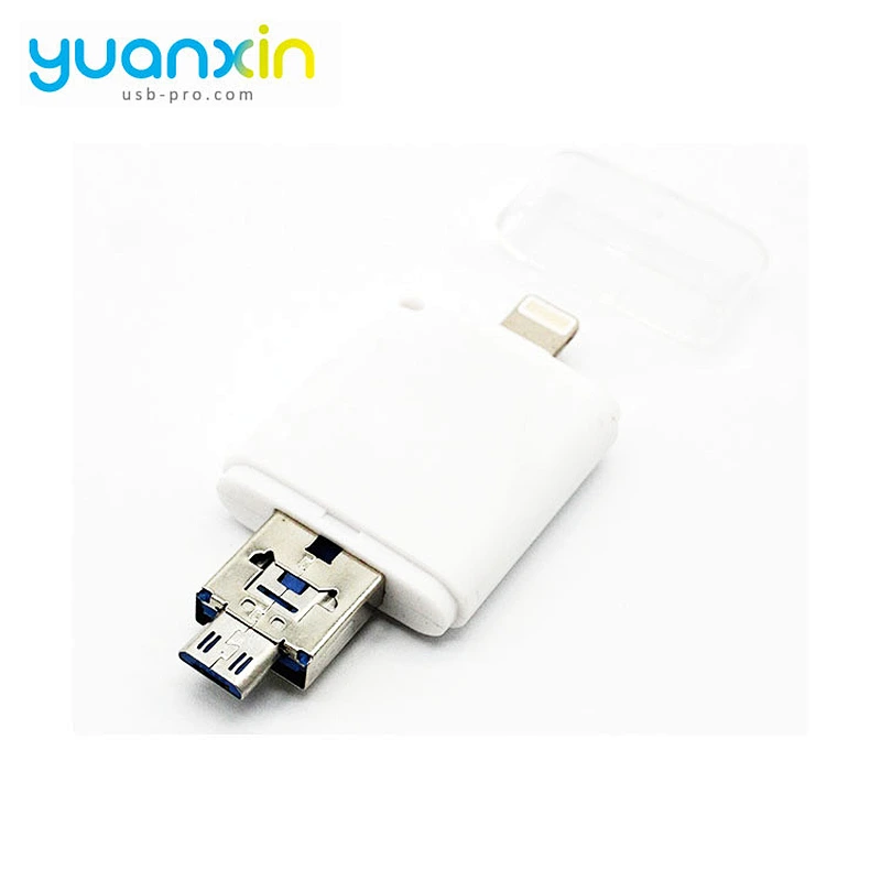 Wholesale 3 in 1 OTG USB Flash Drive for iPhone